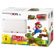 Nintendo 3DS XL (белая) + Super Mario 3D Land